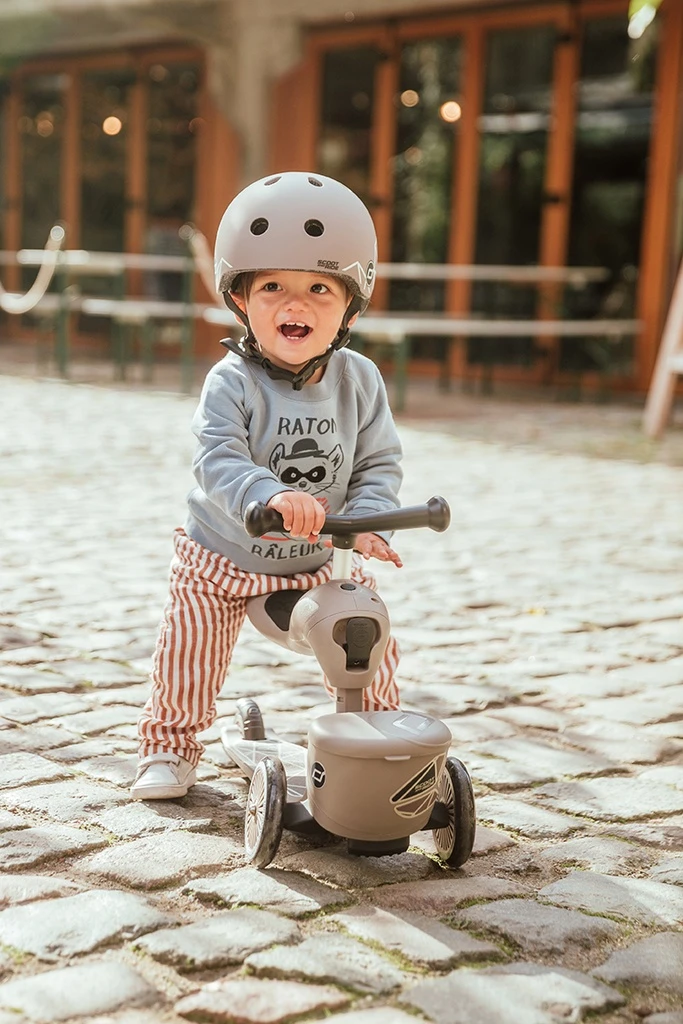 SCOOT AND RIDE KACIGA BROWNLINES XXS-S