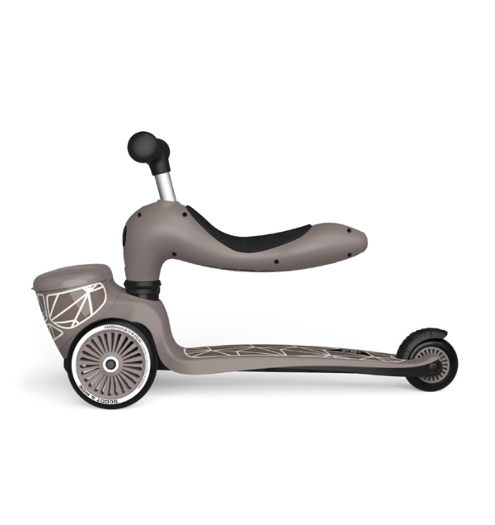 SCOOT AND RIDE HIGHWAYKICK 1 LIFESTYLE ROMOBIL, BROWN LINES