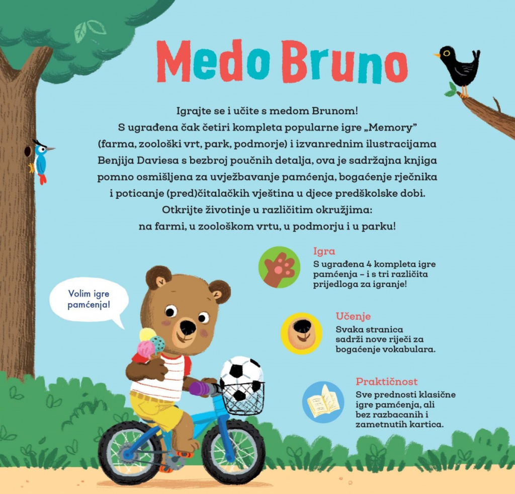 MEDO BRUNO MOJA PRVA IGRA PAMĆENJA ŽIVOTINJE