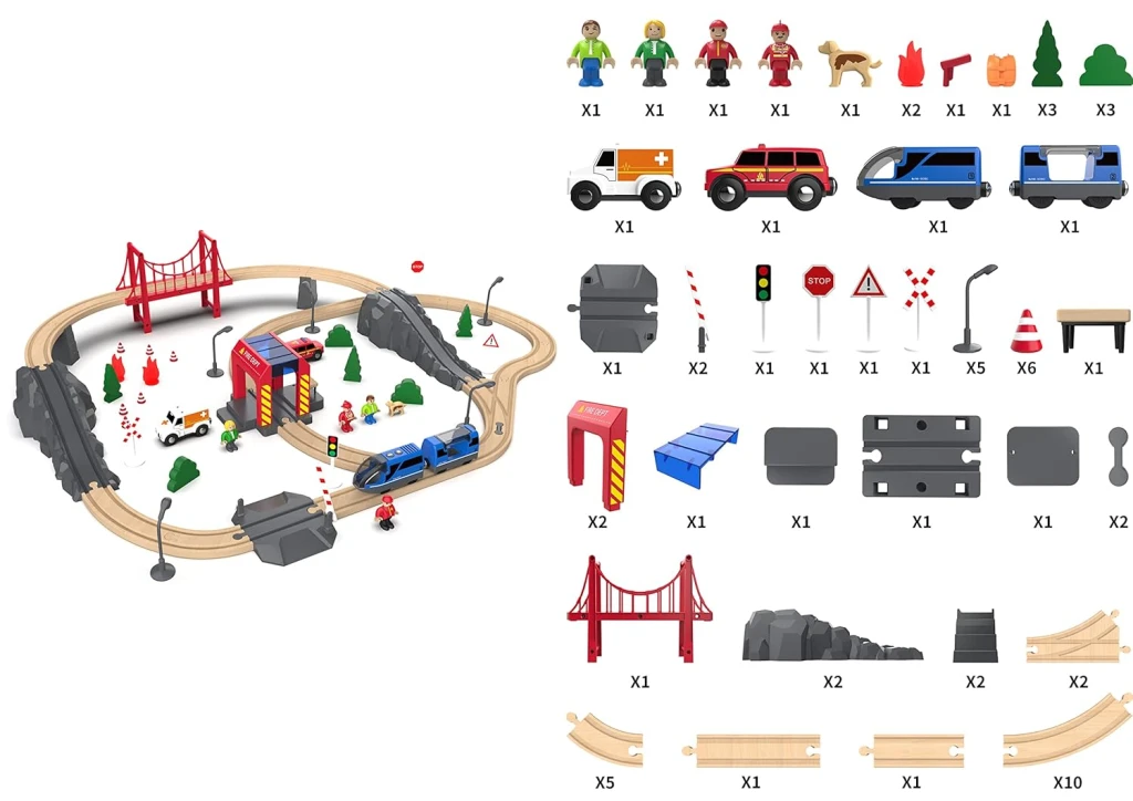 TOOKY TOY SET VLAKIĆI VELIKI MOD.