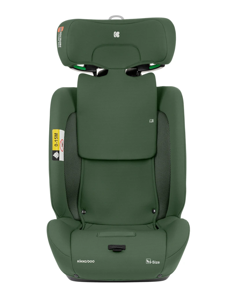 KIKKA BOO AUTOSJEDALICA 76-150CM I-FLIT I-SIZE,ARMY GREEN