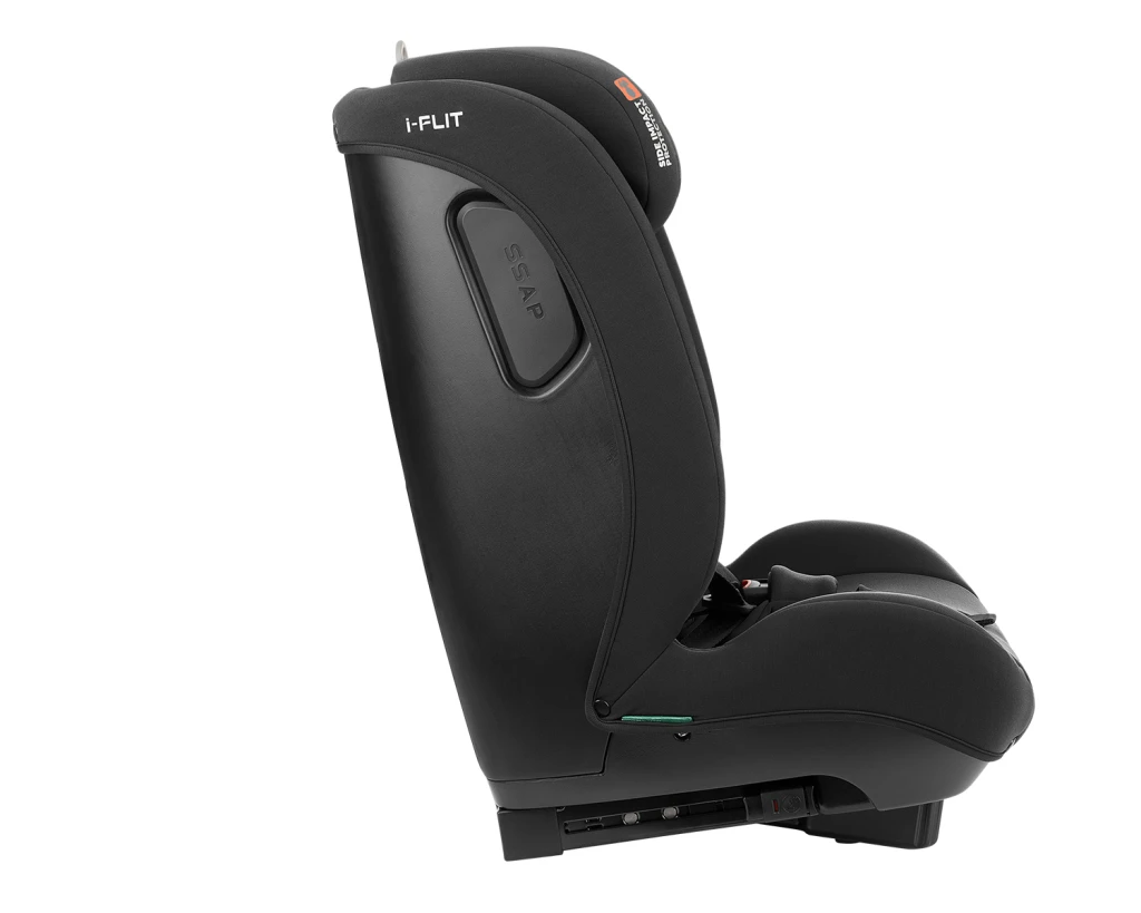 KIKKA BOO AUTOSJEDALICA 76-150CM I-FLIT I-SIZE,BLACK