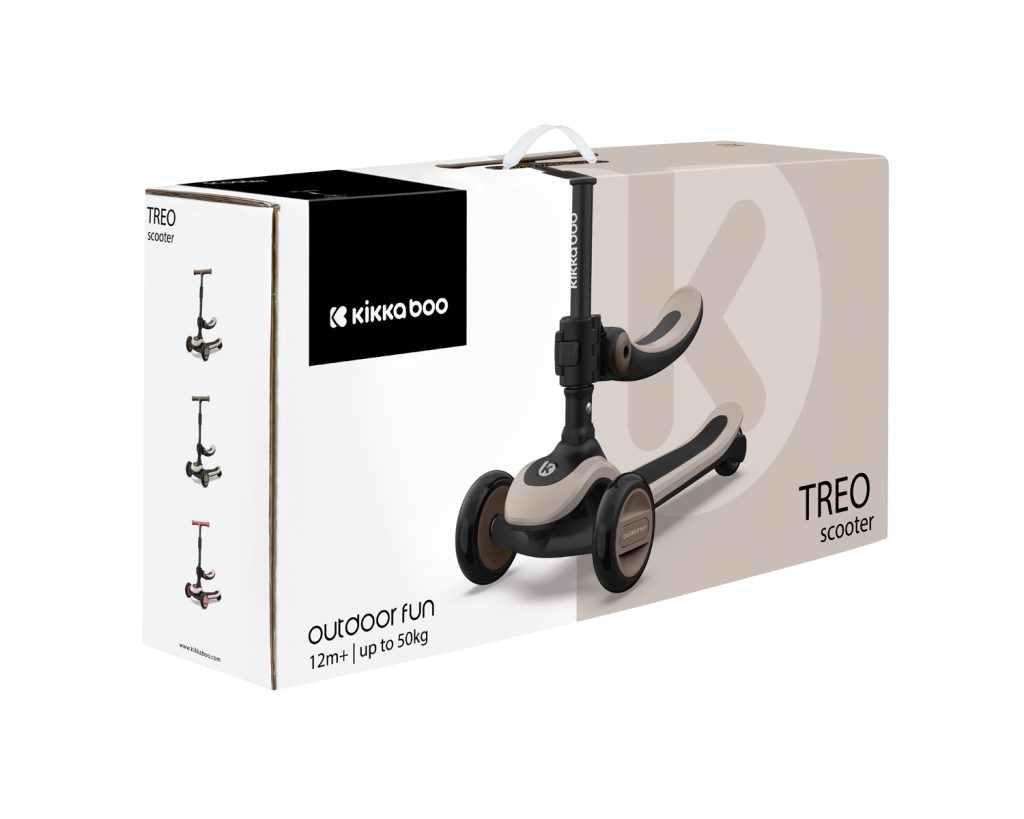 KIKKA BOO ROMOBIL TREO 2U1,BEIGE