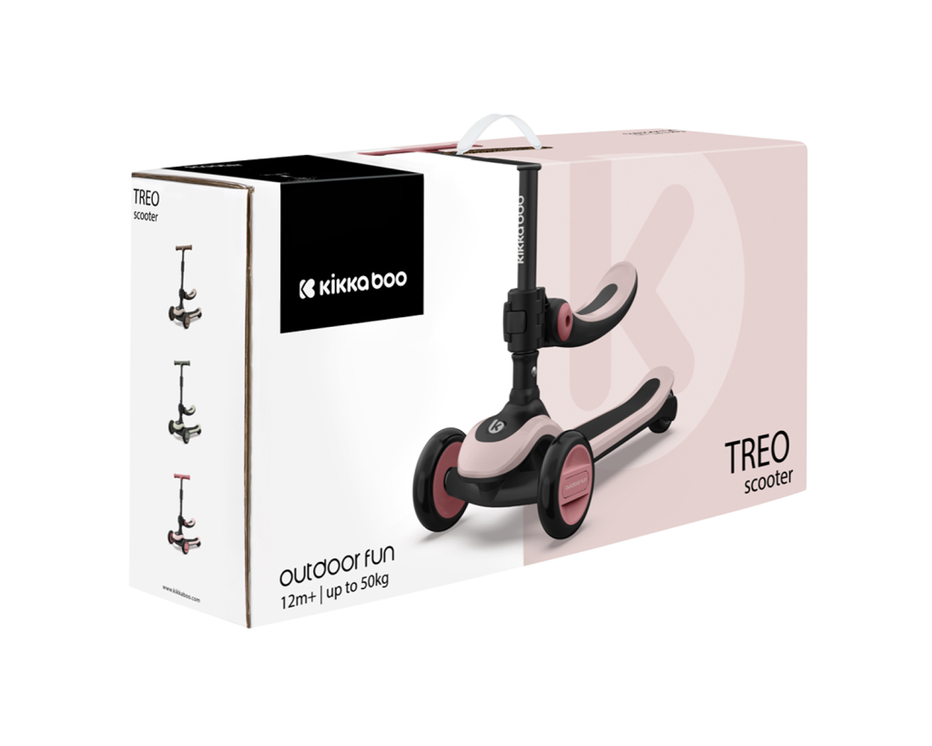 KIKKA BOO ROMOBIL TREO 2U1,PINK