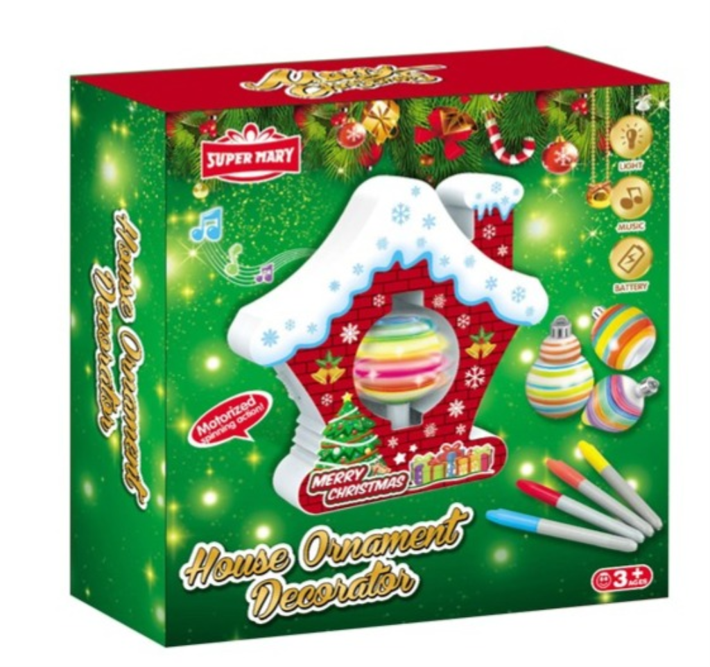 FUNTOY BOŽIĆNA IGRAČKA ZA BOJANJE KUGLICA