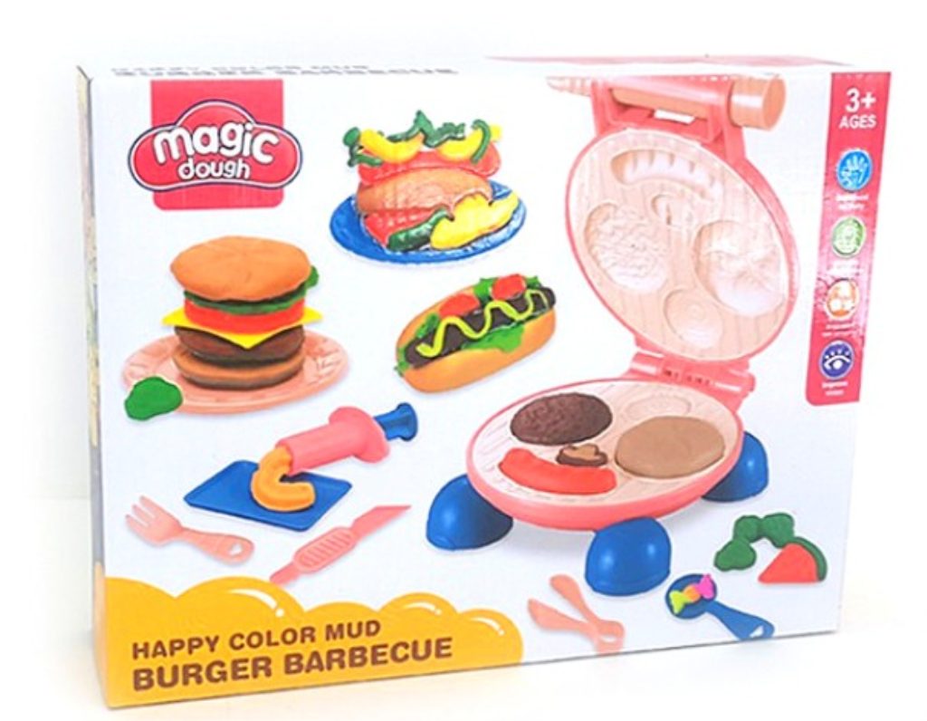 FUNTOY IGRAČKA PLASTELIN SET HAMBURGER FAST FOOD