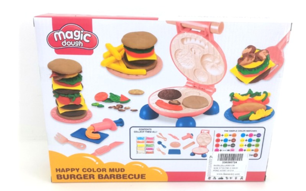 FUNTOY IGRAČKA PLASTELIN SET HAMBURGER FAST FOOD
