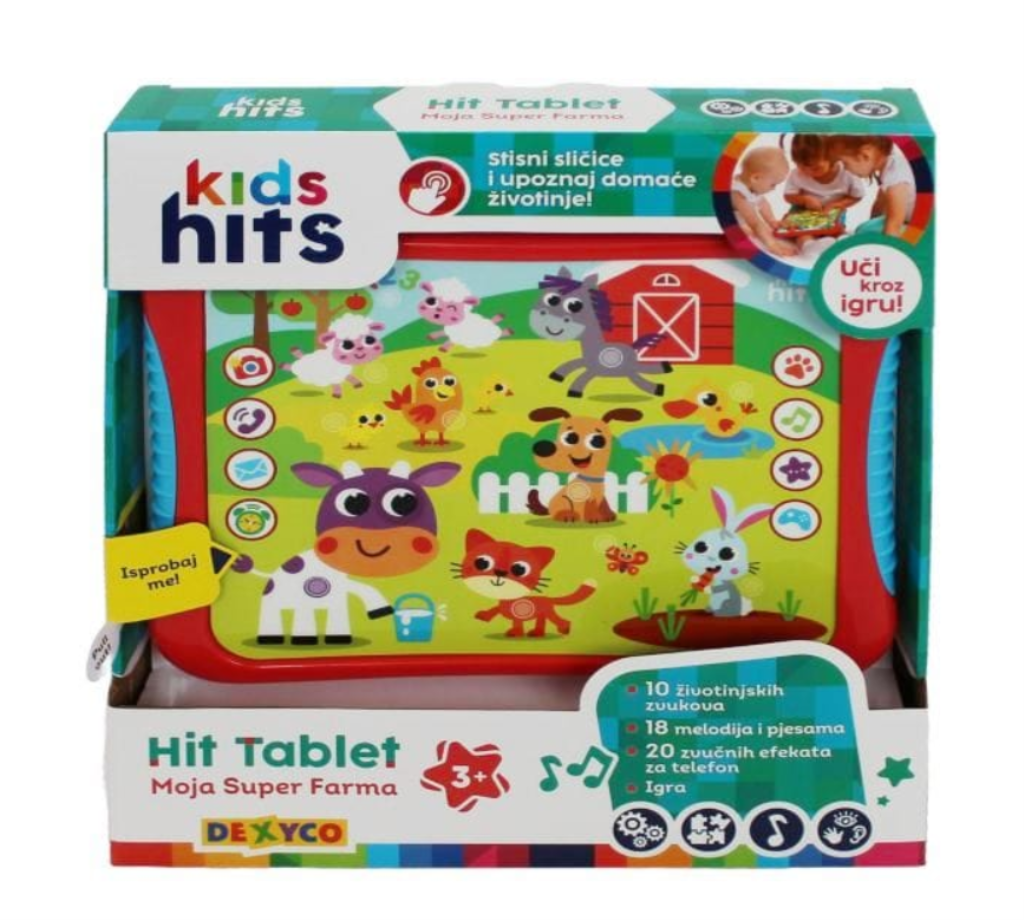 DJEČJI HIT TABLET SUPER FARMA,HR M.