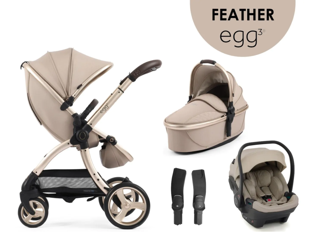 egg3® dječja kolica 4u1 - Feather