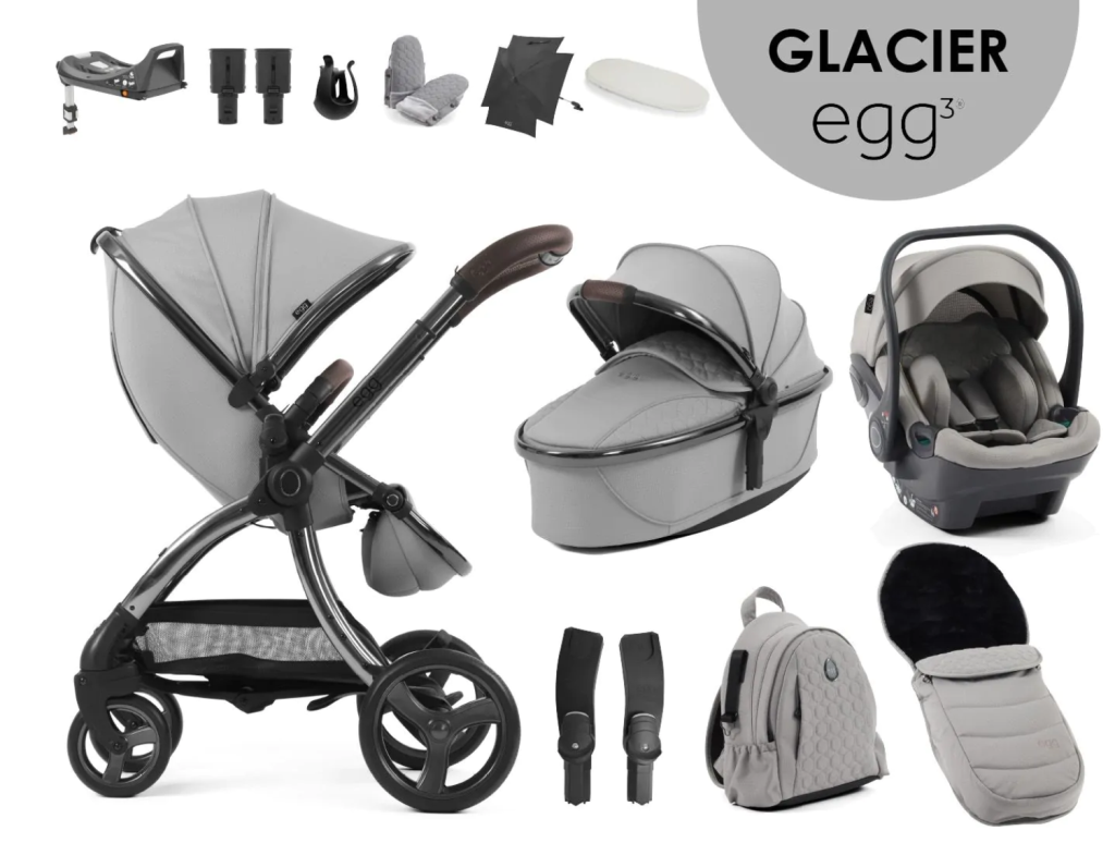 egg3® dječja kolica 12u1 - Glacier