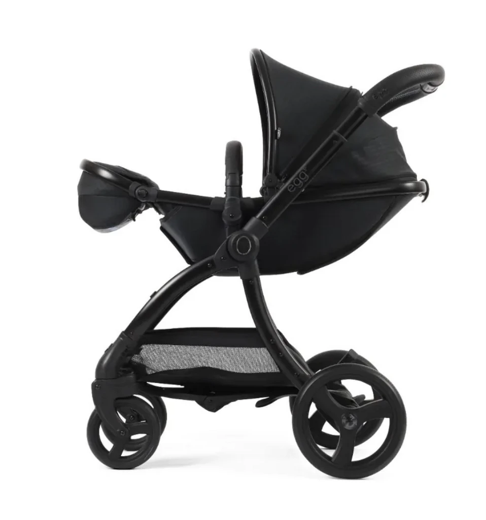 egg3® dječja kolica 2u1 - Special Edition Houndstooth Black
