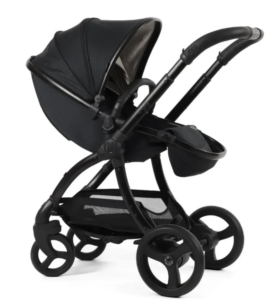 egg3® dječja kolica 2u1 - Special Edition Houndstooth Black