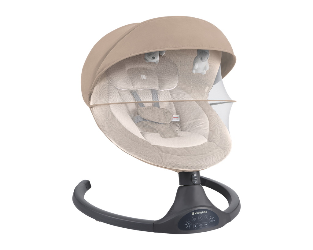 KIKKA BOO ELEKTRIČNA LJULJAČKA CODIE,BEIGE