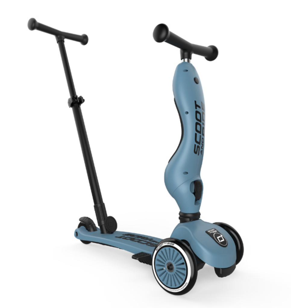 SCOOT AND RIDE HIGHWAYKICK 1 PUSH AND GO, STEEL