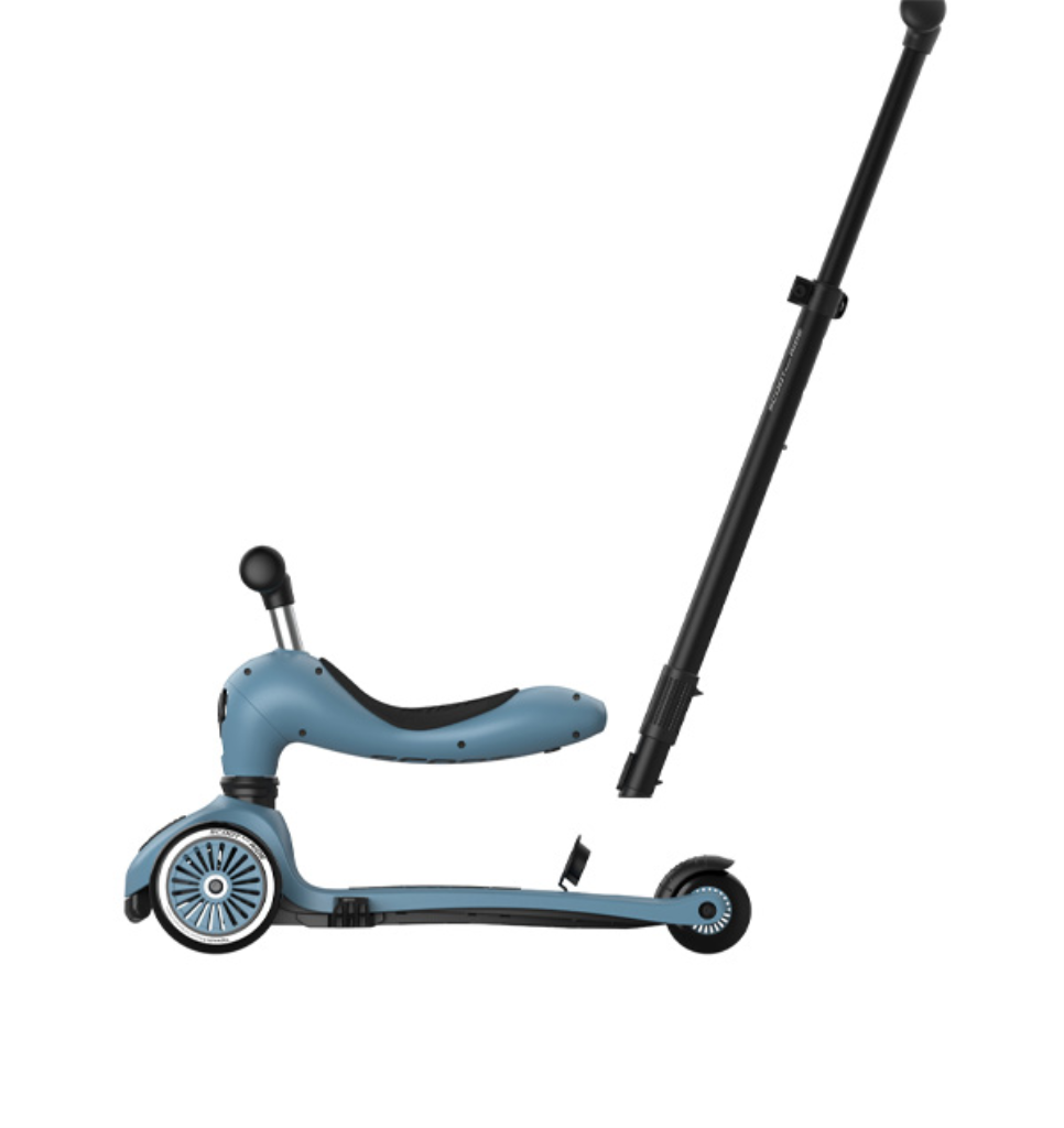 SCOOT AND RIDE HIGHWAYKICK 1 PUSH AND GO, STEEL