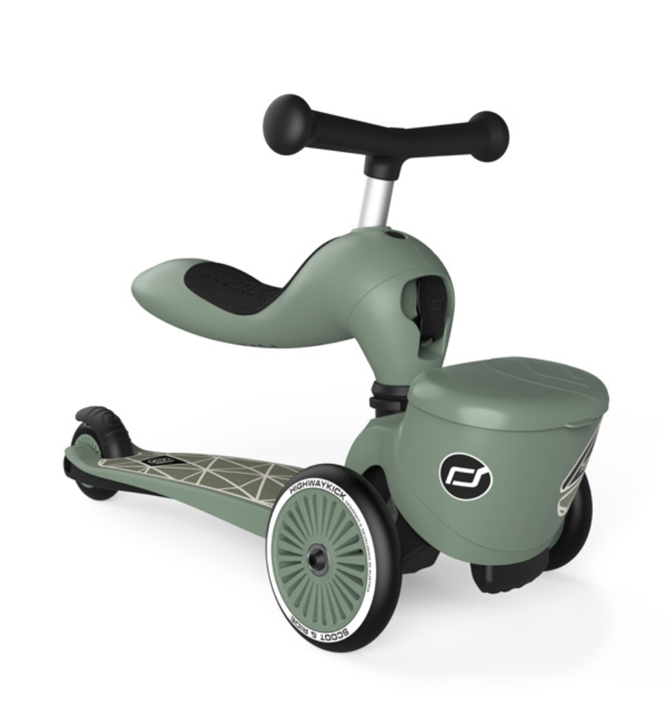 SCOOT AND RIDE HIGHWAYKICK 1 LIFESTYLE ROMOBIL, GREEN LINES