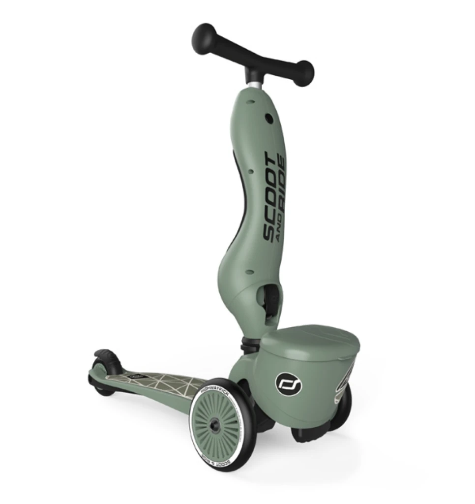 SCOOT AND RIDE HIGHWAYKICK 1 LIFESTYLE ROMOBIL, GREEN LINES