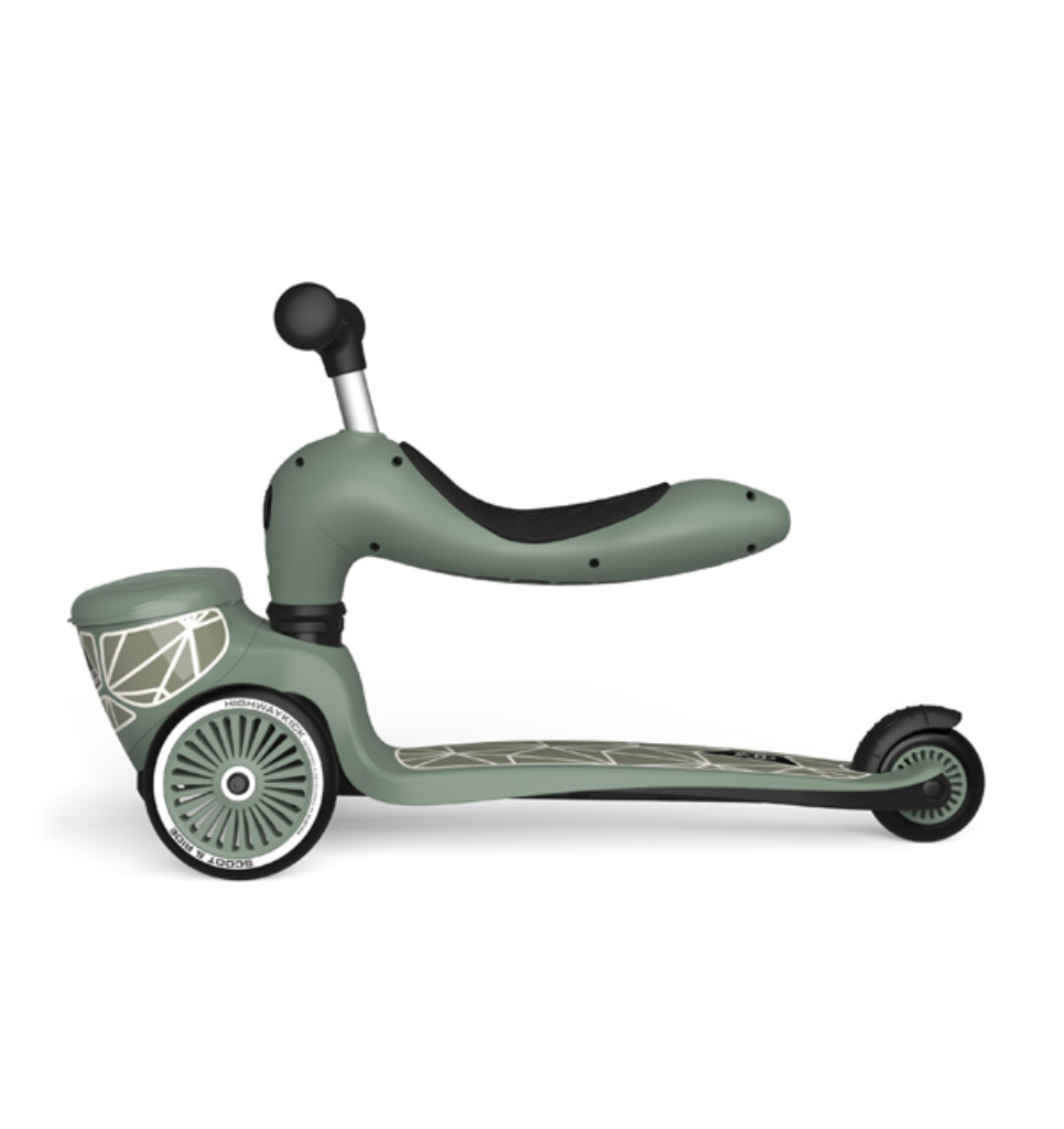 SCOOT AND RIDE HIGHWAYKICK 1 LIFESTYLE ROMOBIL, GREEN LINES