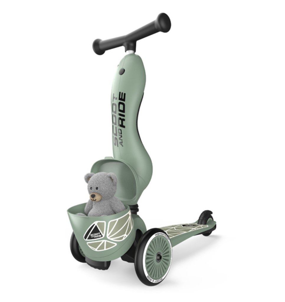 SCOOT AND RIDE HIGHWAYKICK 1 LIFESTYLE ROMOBIL, GREEN LINES