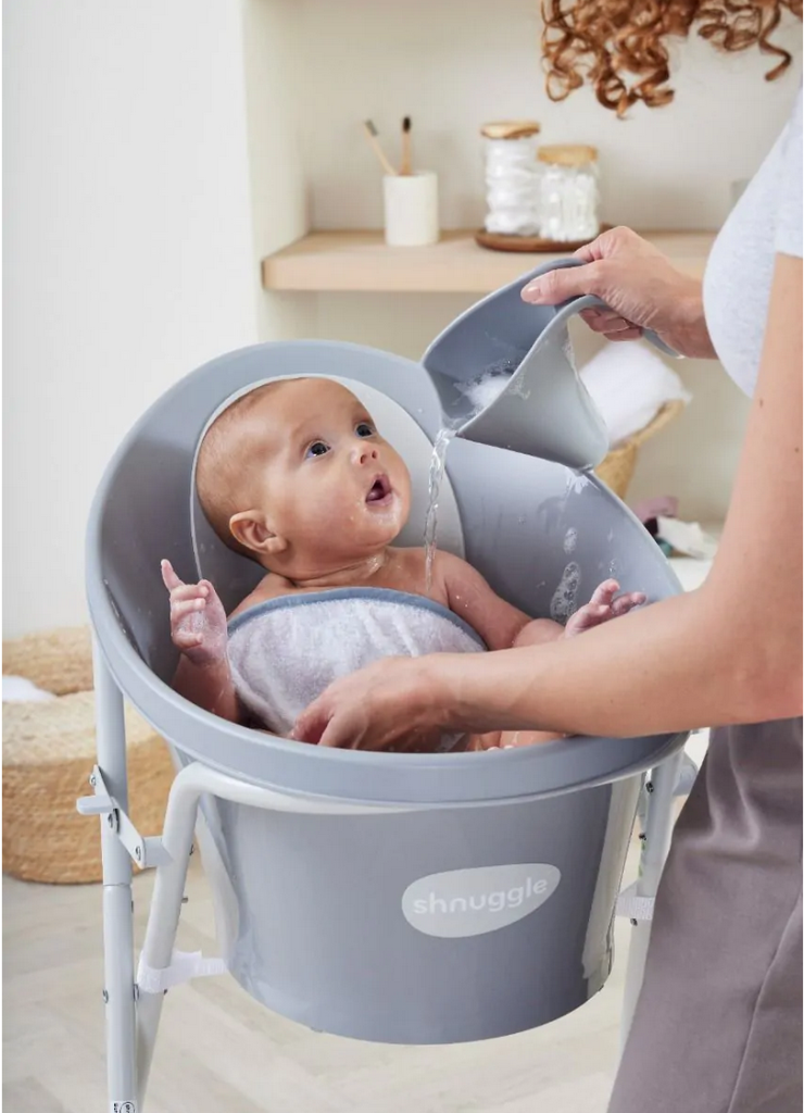 SHNUGGLE POSUDA ZA ISPIRANJE BEBE WASHY-PEBBLE GREY