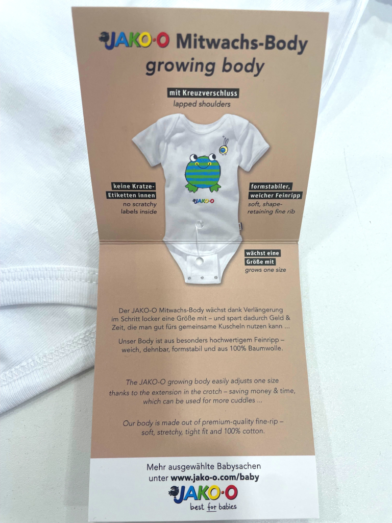 BABY BODIĆ JAKOO VEL.68-74 Y.