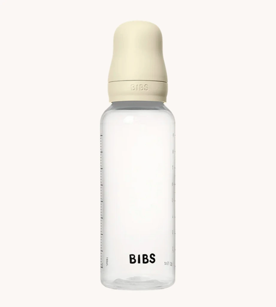 BIBS BOCA PP, 270ML, LATEX 1PAK, MEDIUM FLOW, IVORY