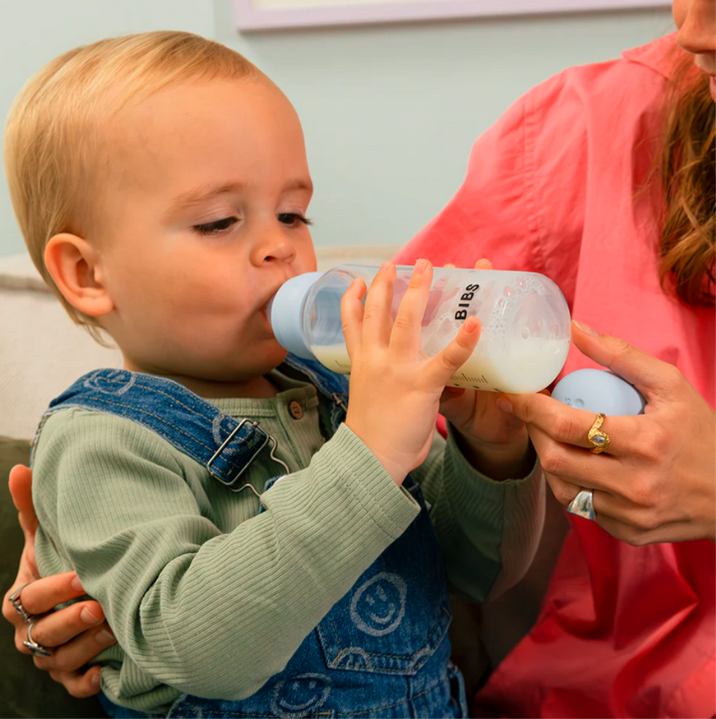 BIBS BOCA PP, 270ML, LATEX 1PAK, MEDIUM FLOW, IVORY