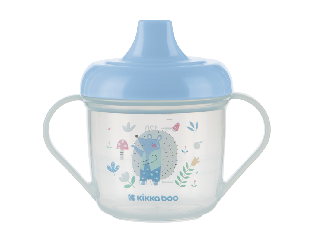 KIKKA BOO PP ŠALICA S IZLJEVOM 150ML FOREST PARTY BLUE