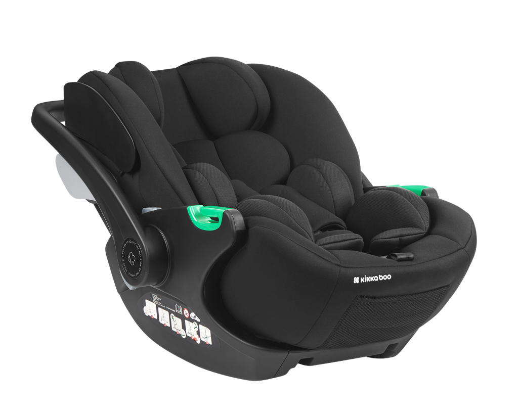 KIKKA BOO I-TRAIL I-SIZE, 40-87CM ,BLACK-KARA,THEA,TIFFANY, NAYA