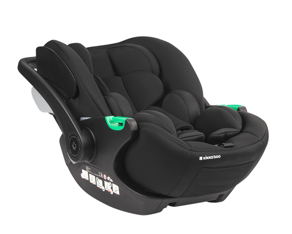 KIKKA BOO I-TRAIL I-SIZE, 40-87CM ,BLACK-KARA,THEA,TIFFANY, NAYA