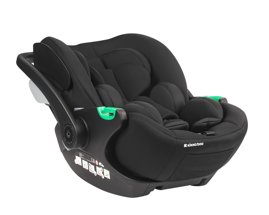 KIKKA BOO I-TRAIL I-SIZE, 40-87CM ,BLACK-KARA,THEA,TIFFANY, NAYA