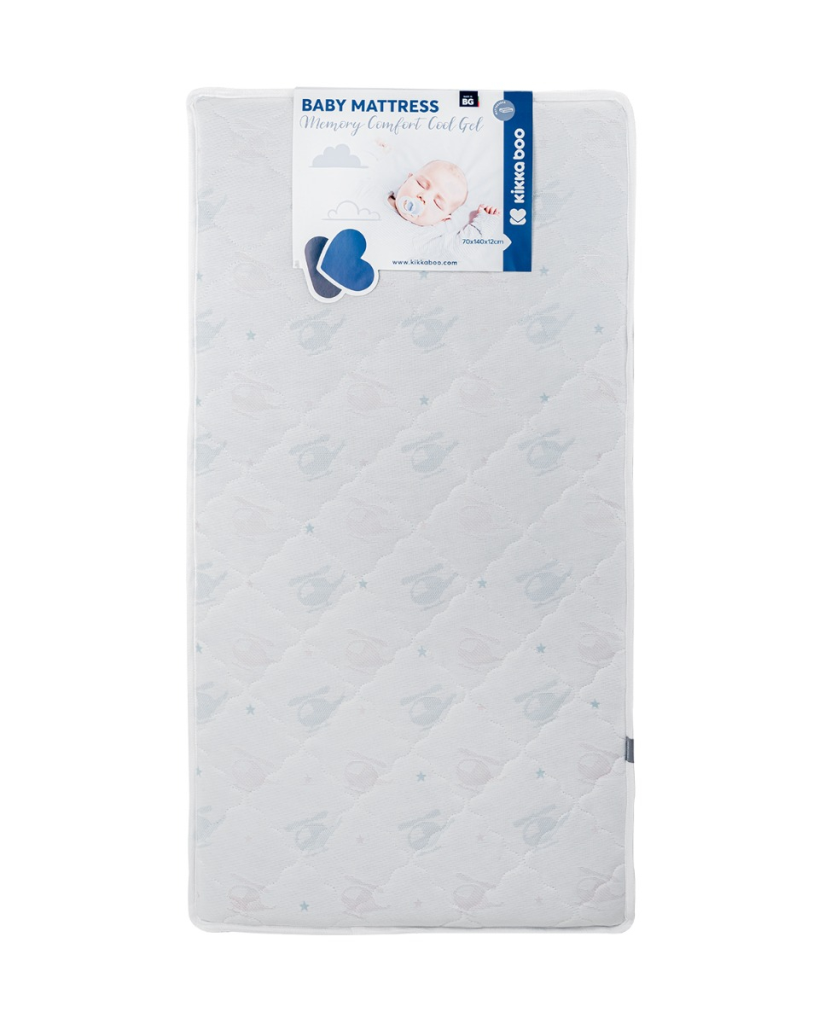 KIKKA BOO MADRAC MEMORY COMFORT COOL GEL 70X140X12CM BLUE/PI