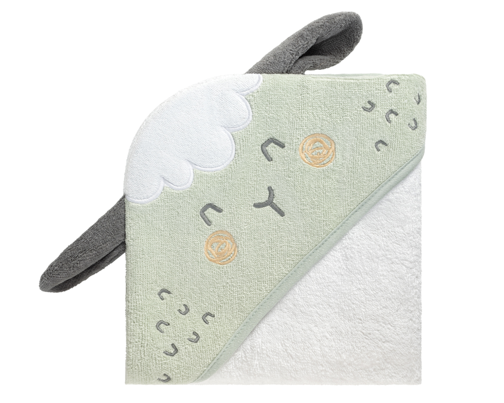 KIKKA BOO RUČNIK S KAPULJAČOM 90/90 SLEEPY SHEEP