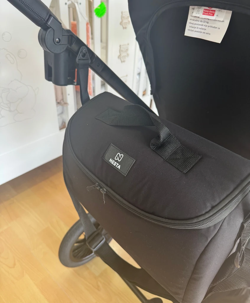 NESTA EVA 2U1 KOLICA, BLACK