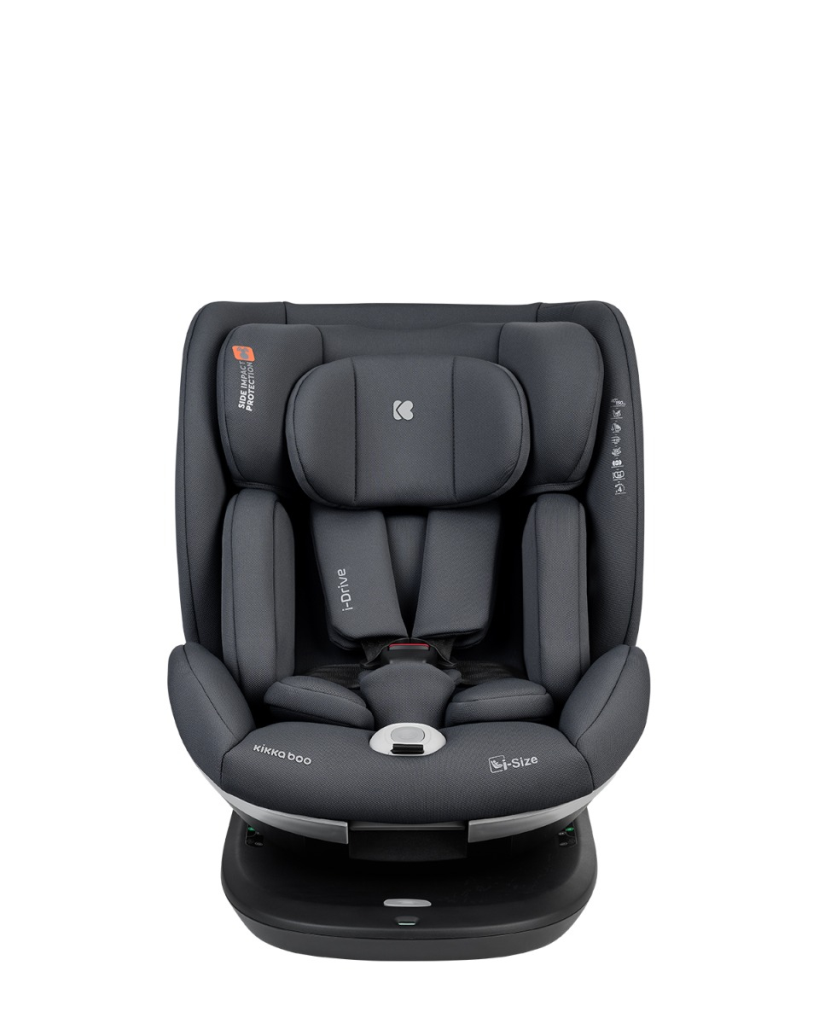 KIKKA BOO AUTOSJEDALICA 40-150CM I-DRIVE I-SIZE,DARK GREY