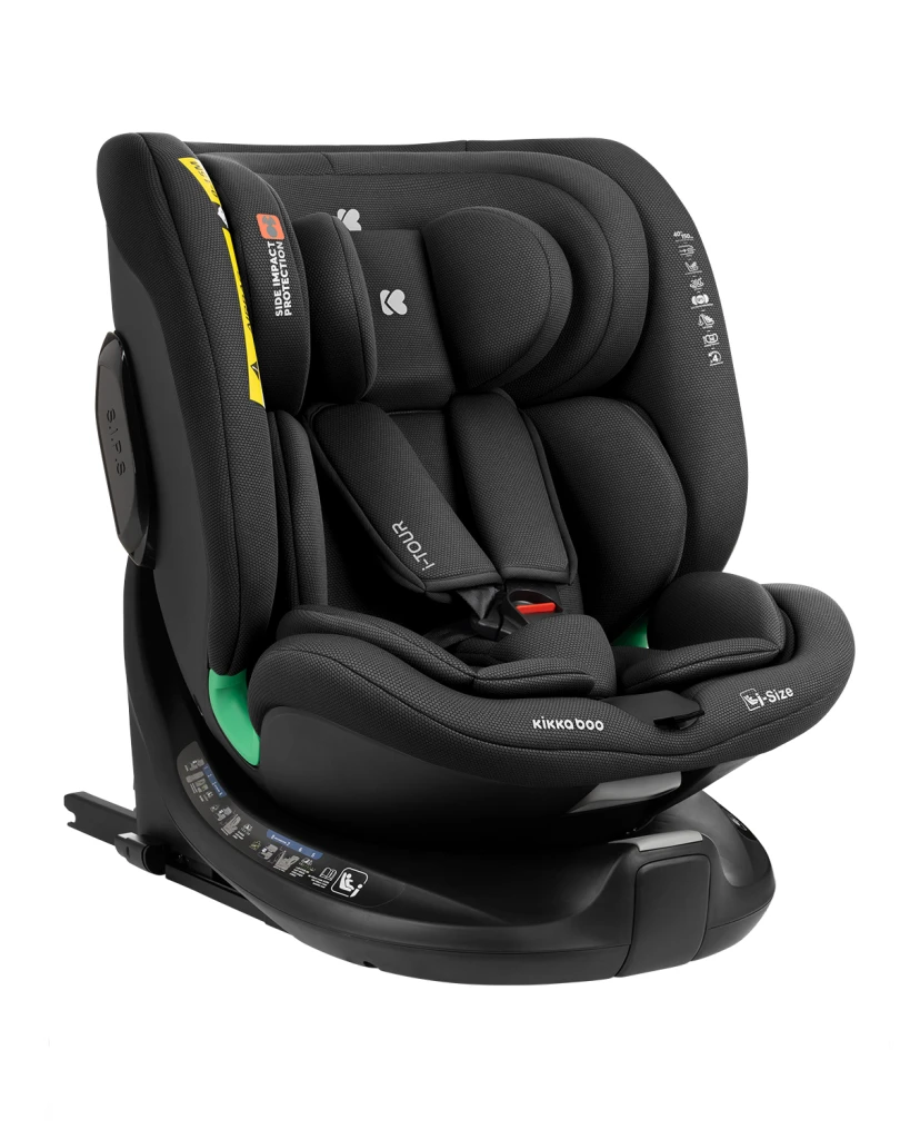 KIKKA BOO AUTOSJEDALICA 40-150CM I-TOUR I-SIZE,BLACK