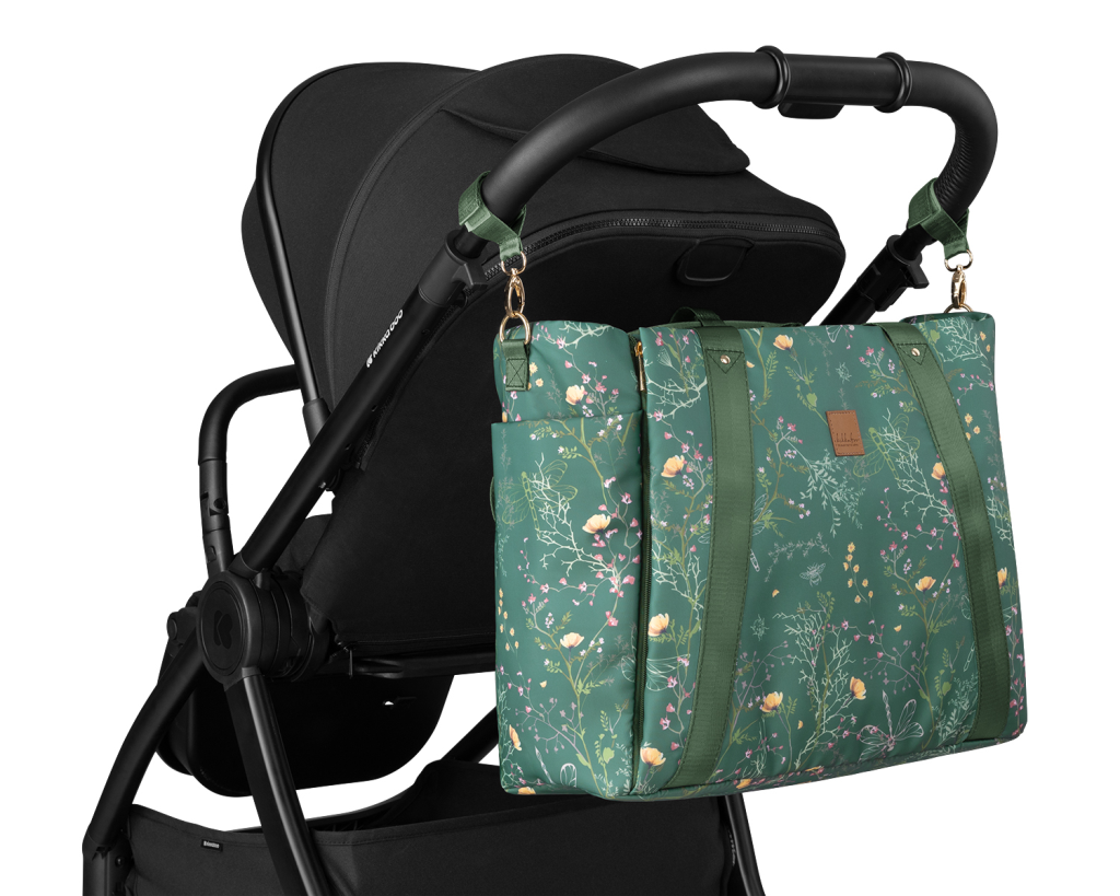 KIKKA BOO MAMA TORBA FLORENCE SECRET GARDEN GREEN