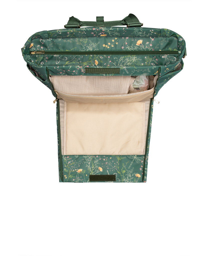 KIKKA BOO MAMA TORBA FLORENCE SECRET GARDEN GREEN