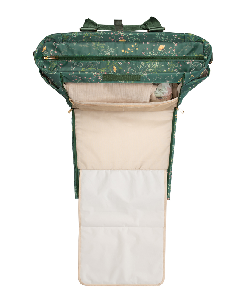 KIKKA BOO MAMA TORBA FLORENCE SECRET GARDEN GREEN