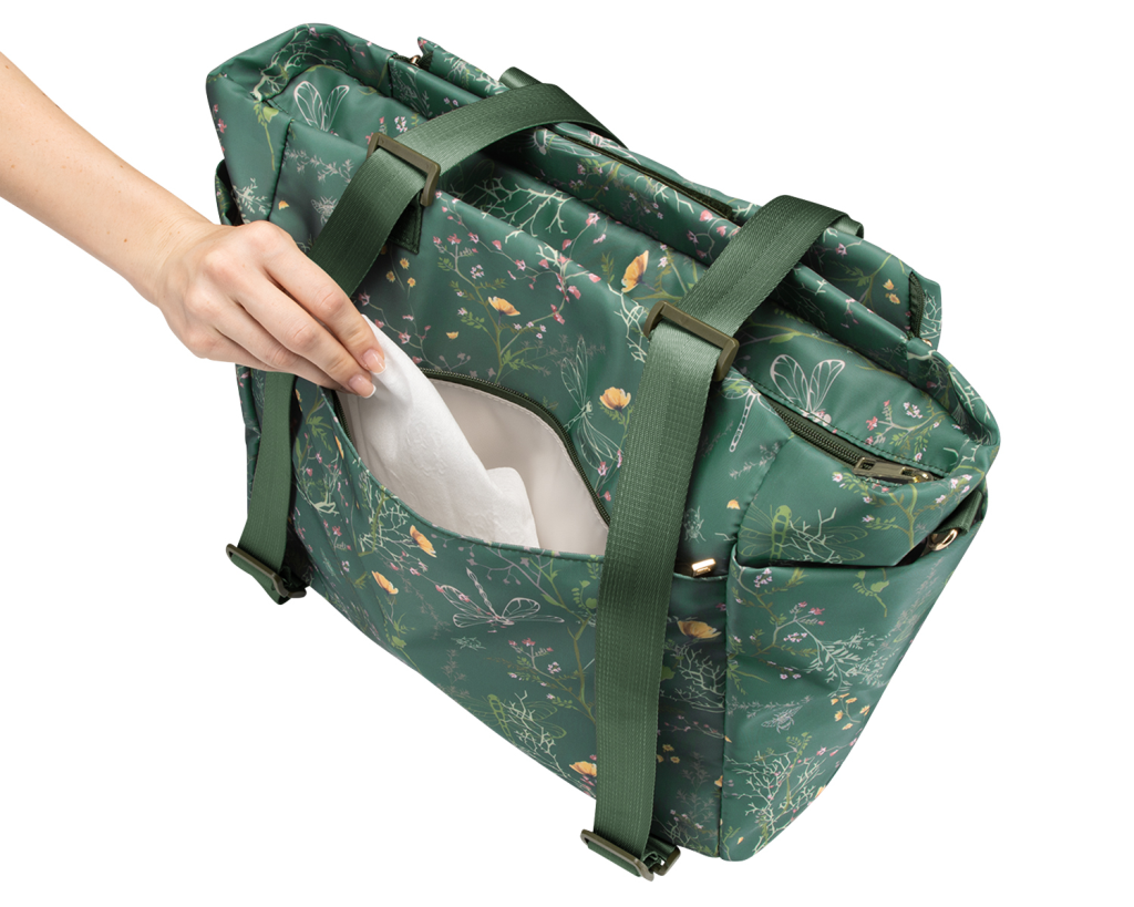 KIKKA BOO MAMA TORBA FLORENCE SECRET GARDEN GREEN