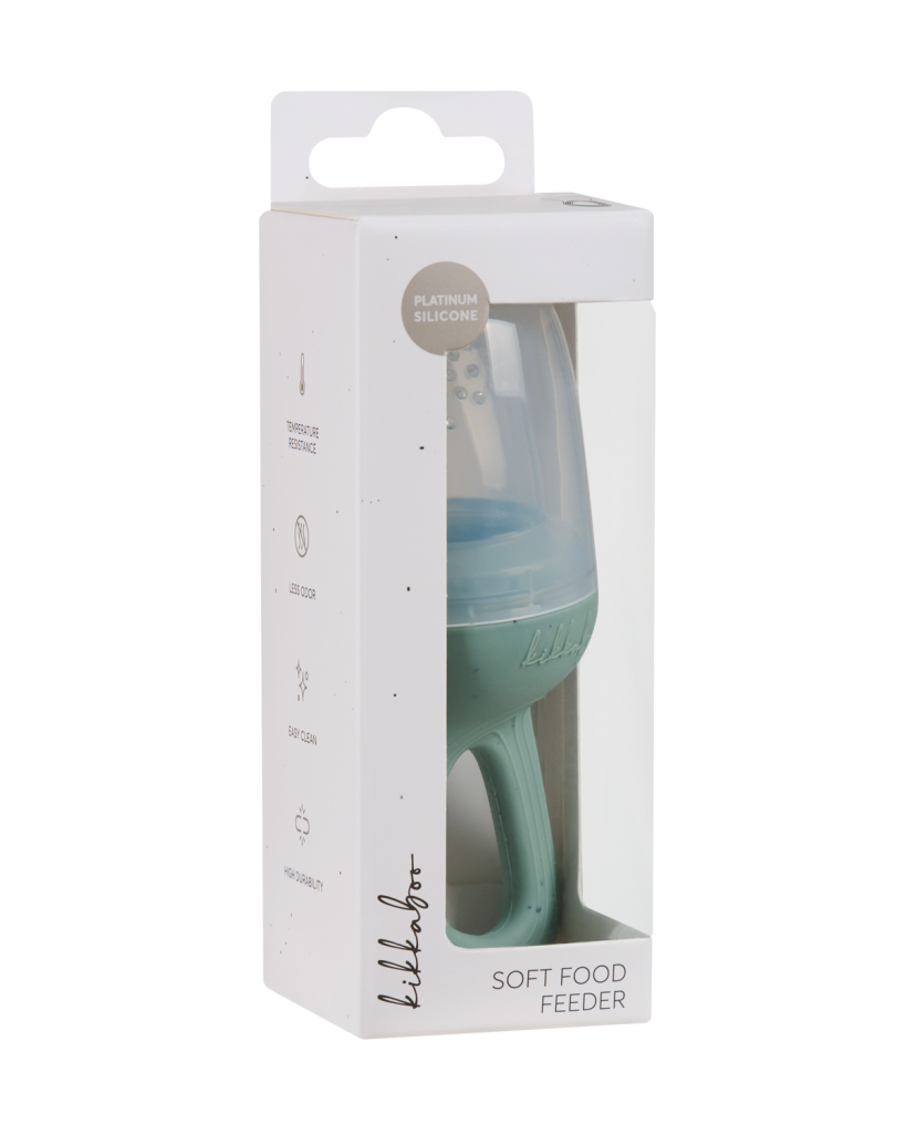 KIKKA BOO PLATINUM SILIKONSKA GRICKALICA ZA HRANU, SAGE