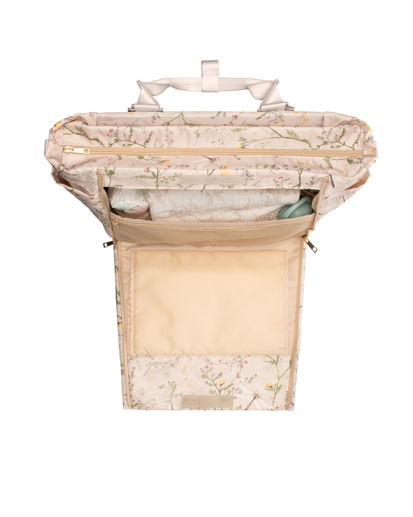KIKKA BOO MAMA TORBA FLORENCE SECRET GARDEN BEIGE