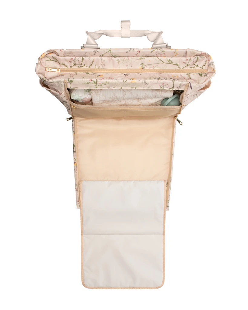 KIKKA BOO MAMA TORBA FLORENCE SECRET GARDEN BEIGE