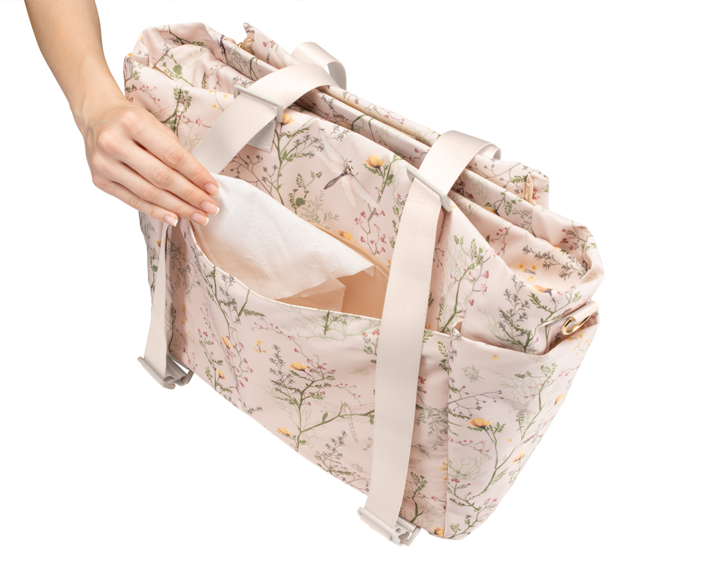 KIKKA BOO MAMA TORBA FLORENCE SECRET GARDEN BEIGE