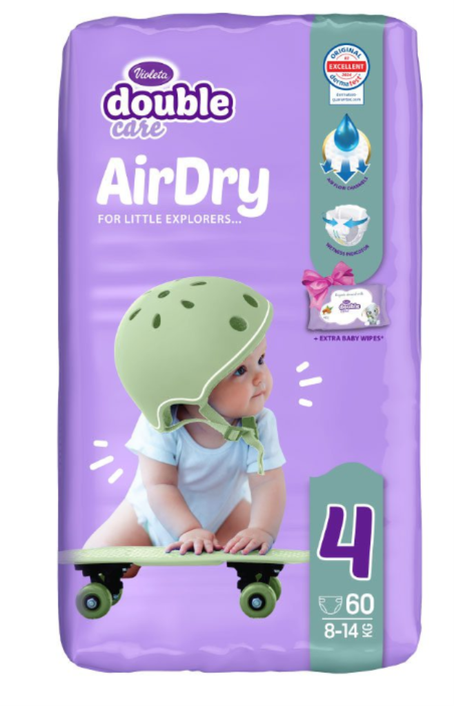 VIOLETA PELENE DOUBLE CARE AIR DRY 60(4 MAXI 7-18KG)