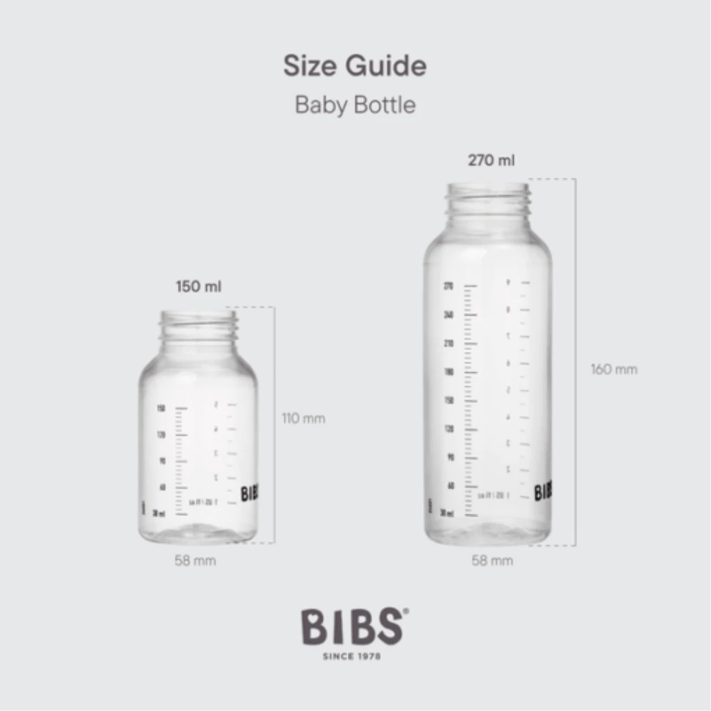 BIBS BOCA LATEX 1 PACK 270ML MEDIUM FLOW BABY BLUE