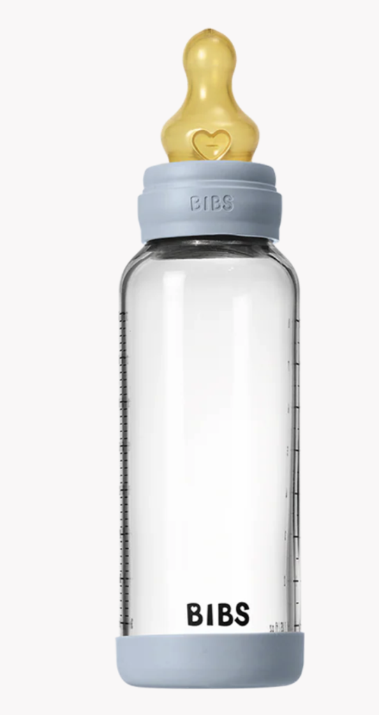 BIBS STAKLENA BOCA COMPLETE SET LATEX 240ML MEDIUM BLUE