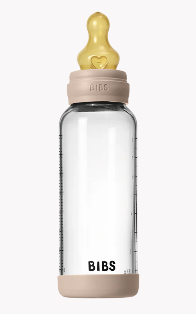 BIBS STAKLENA BOCA COMPLETE SET LATEX 240ML MEDIUM BLUSH