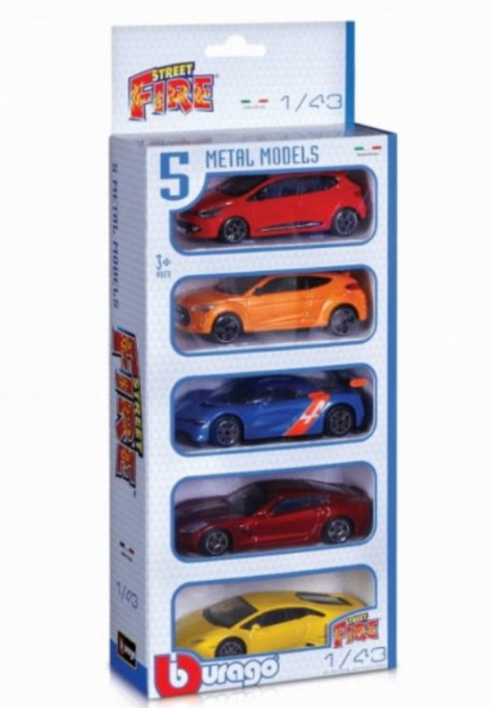 BURAGO 1/43 5-PC GIFT PK