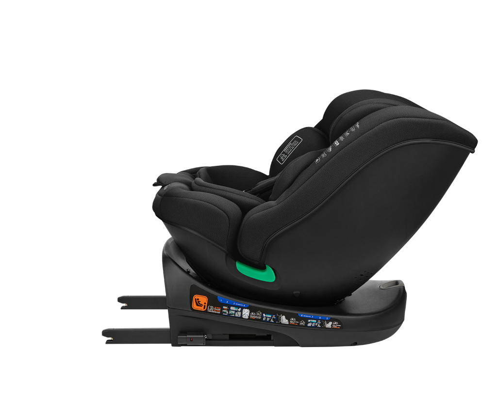 KIKKA BOO AUTOSJEDALICA 40-150CM I-ROUND I-SIZE,BLACK